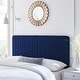 preview thumbnail 16 of 28, Milenna Channel Tufted Performance Velvet King/California King Headboard
