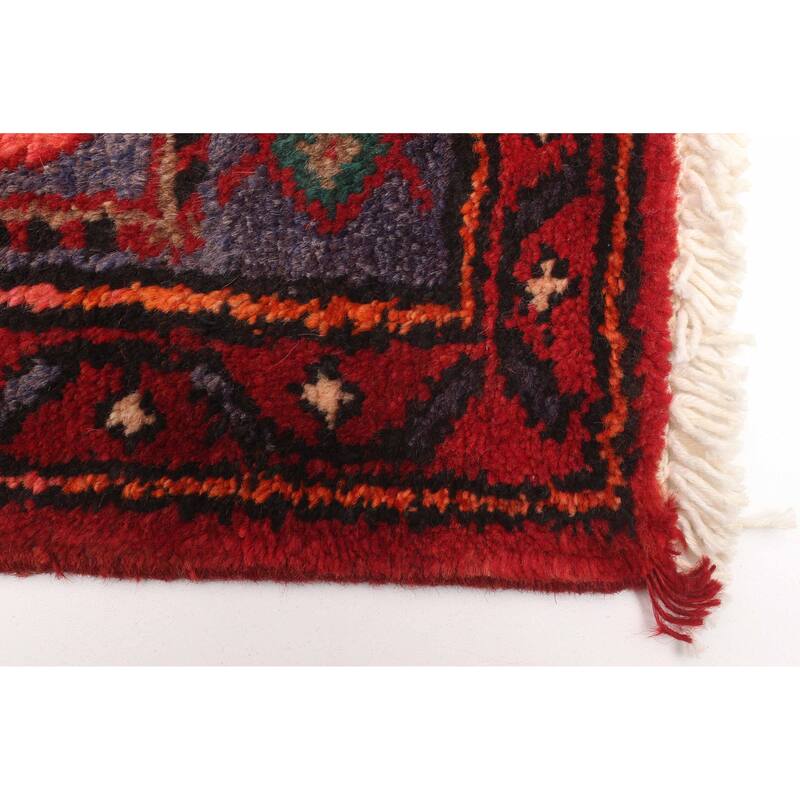 ECARPETGALLERY Hand-knotted Andelz Red Wool Rug - 4'2 x 7'1