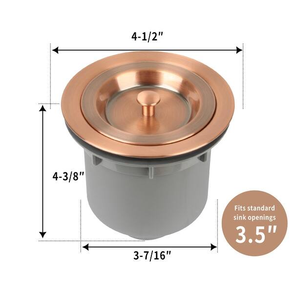 Copper Kitchen Sink Drain (1.5