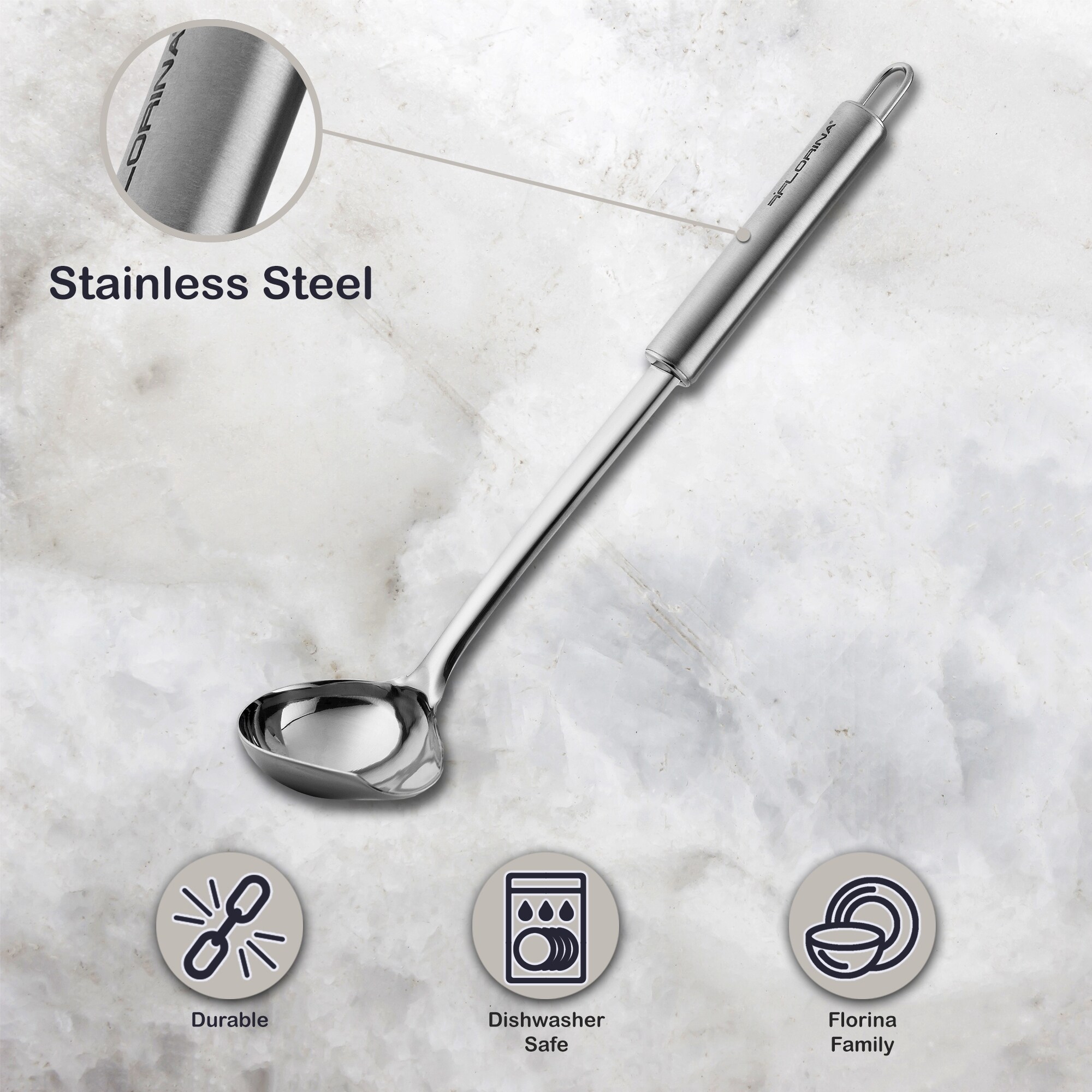 Durable Silicone Food Tongs with Stainless Steel Handle. BPA Free, Heat Resistant, Dishwasher Safe. Florina Durable Silicone Food Tongs with Stainless Steel Handle. BPA Free, Heat Resistant, Dishwasher Safe. Florina
