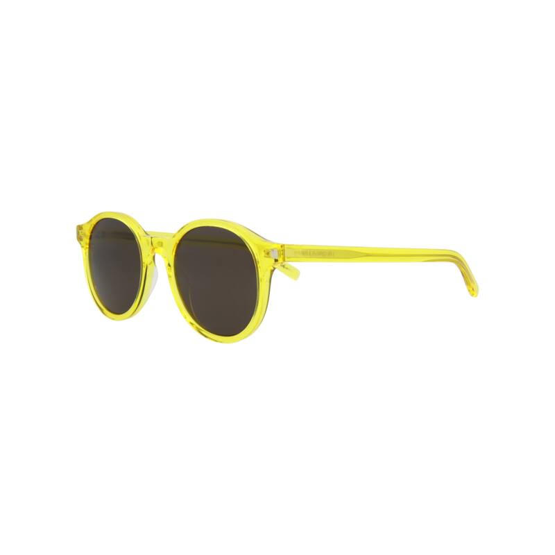 Saint Laurent Round-Frame Acetate Sunglasses