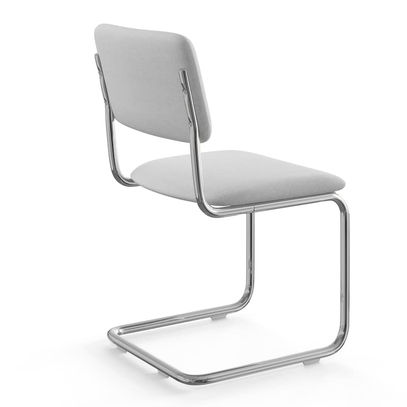 Hayward Fabric Side Chair Chrome Frame (Set Of 2)