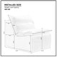 preview thumbnail 4 of 13, Accent Armless Chair Lazy Floor Seating