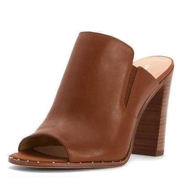 Shop Pour La Victoire Womens Geo Leather Open Toe Mules Overstock 17214423
