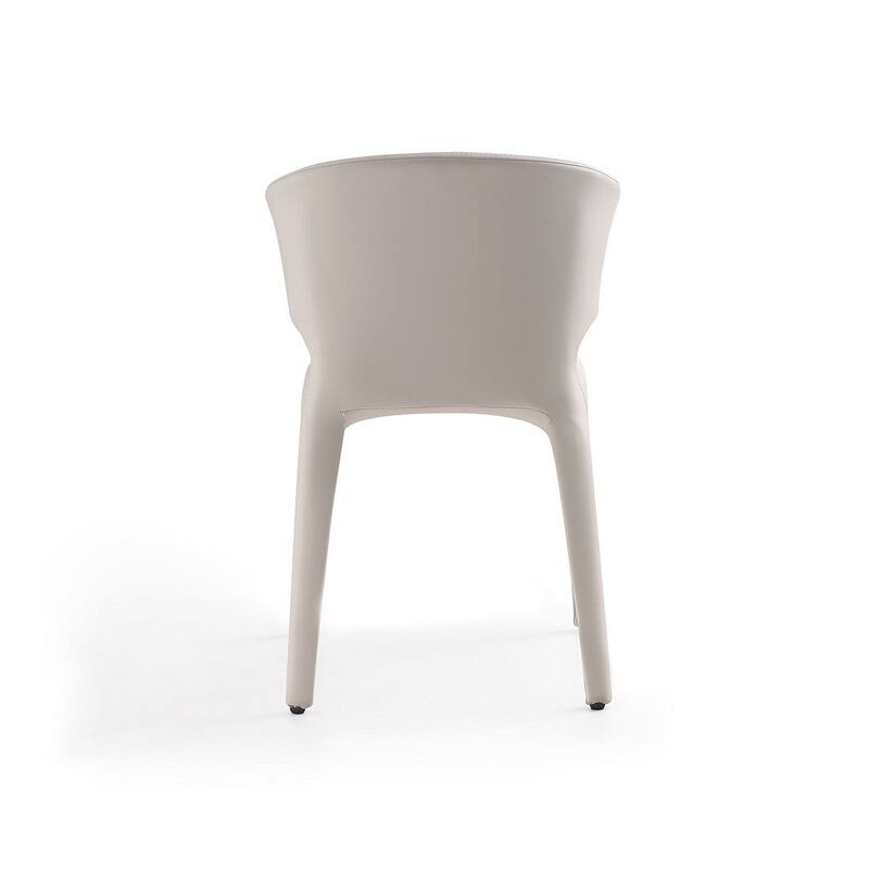 Conrad Cream Faux Leather Dining Chair (Set of 2)