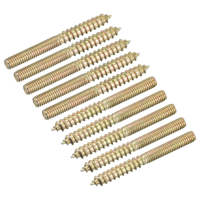 Hanger Bolts, Double End Thread Dowel Screws for Wood Furniture 30pcs