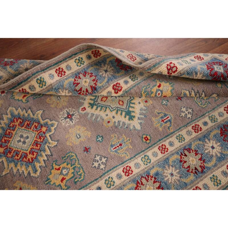 Kazak Accent Rug Handmade Oriental Beige Wool Carpet - 2'8" x 4'2"