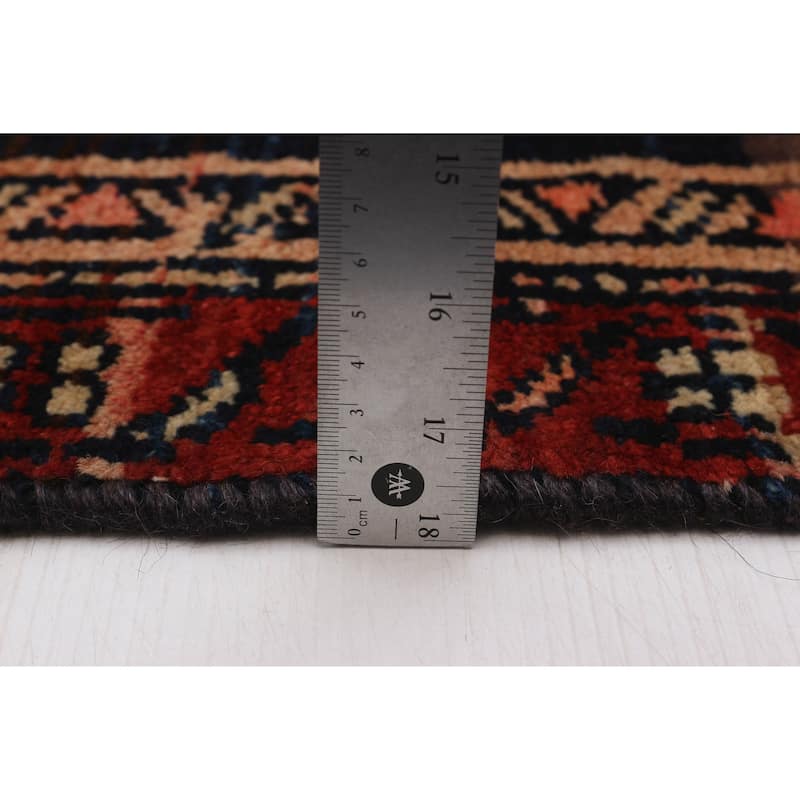 ECARPETGALLERY Hand-knotted Konya Anatolian Navy Wool Rug - 3'7 x 11'6