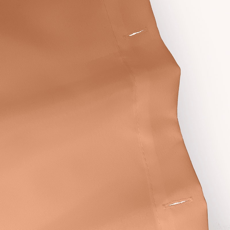 71 x 74-inch Peach Solid Shower Curtain