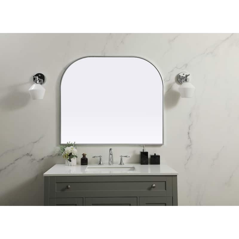 Elegant Lighting MR1B4034 Blaire 40" W x 34" H Modern Arched Bathroom