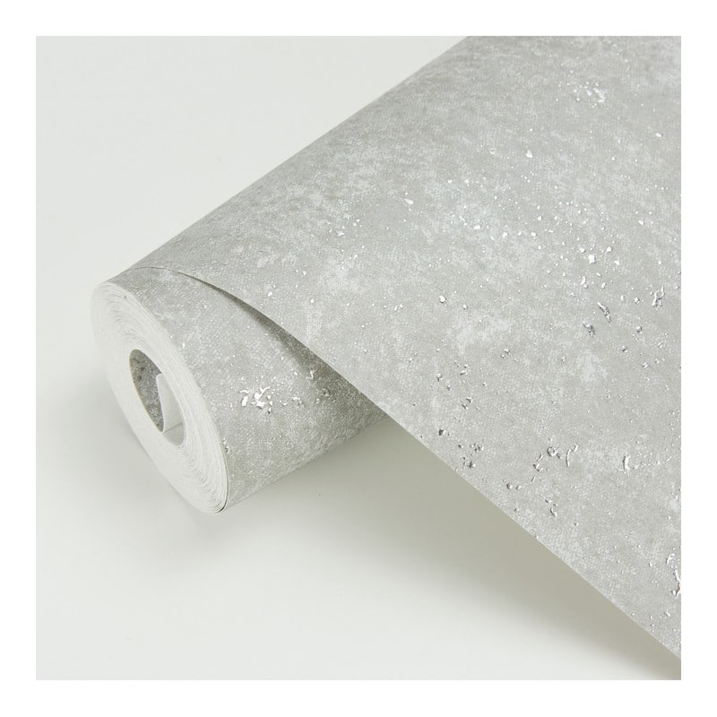 Brewster Drizzle Light Grey Speckle Wallpaper - 27.5 x 396 x 0.025