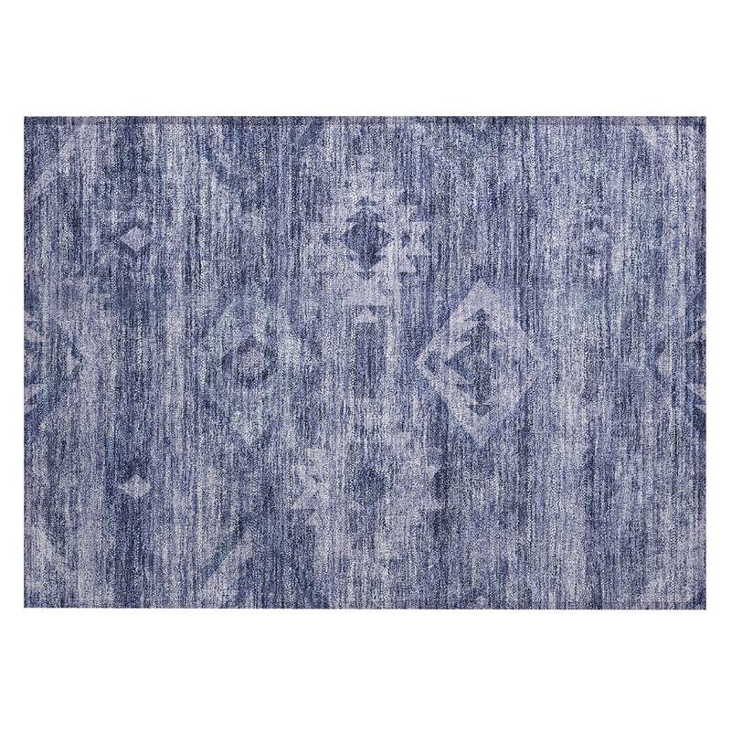 Machine Washable Indoor/ Outdoor Chantille Boho Tribal Rug