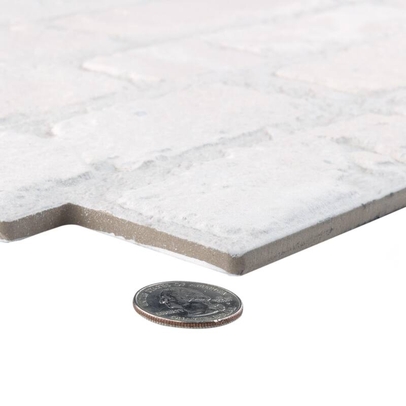 Merola Tile Manhattan Blanco 12-1/4" x 21" Porcelain Wall Tile