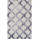 preview thumbnail 2 of 21, Hand-Hooked Rushden Moroccan Trellis Wool Area Rug
