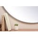 preview thumbnail 6 of 9, Elegant Lighting Eternity 45" Diameter Circular Beveled Metal Framed