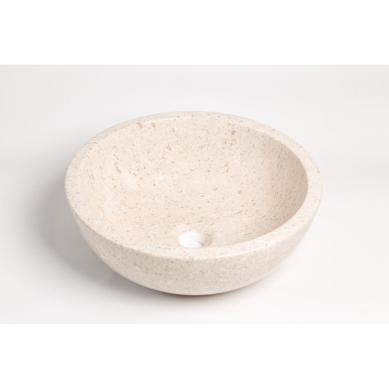 Natural Stone Vessel Bathroom Sink - Isidro Ojinaga Marble