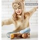 preview thumbnail 7 of 5, DolliBu Farm Plush Hats Set of 4 - Bunny, Llama, Sheep, Pig Warm Hat - One Size