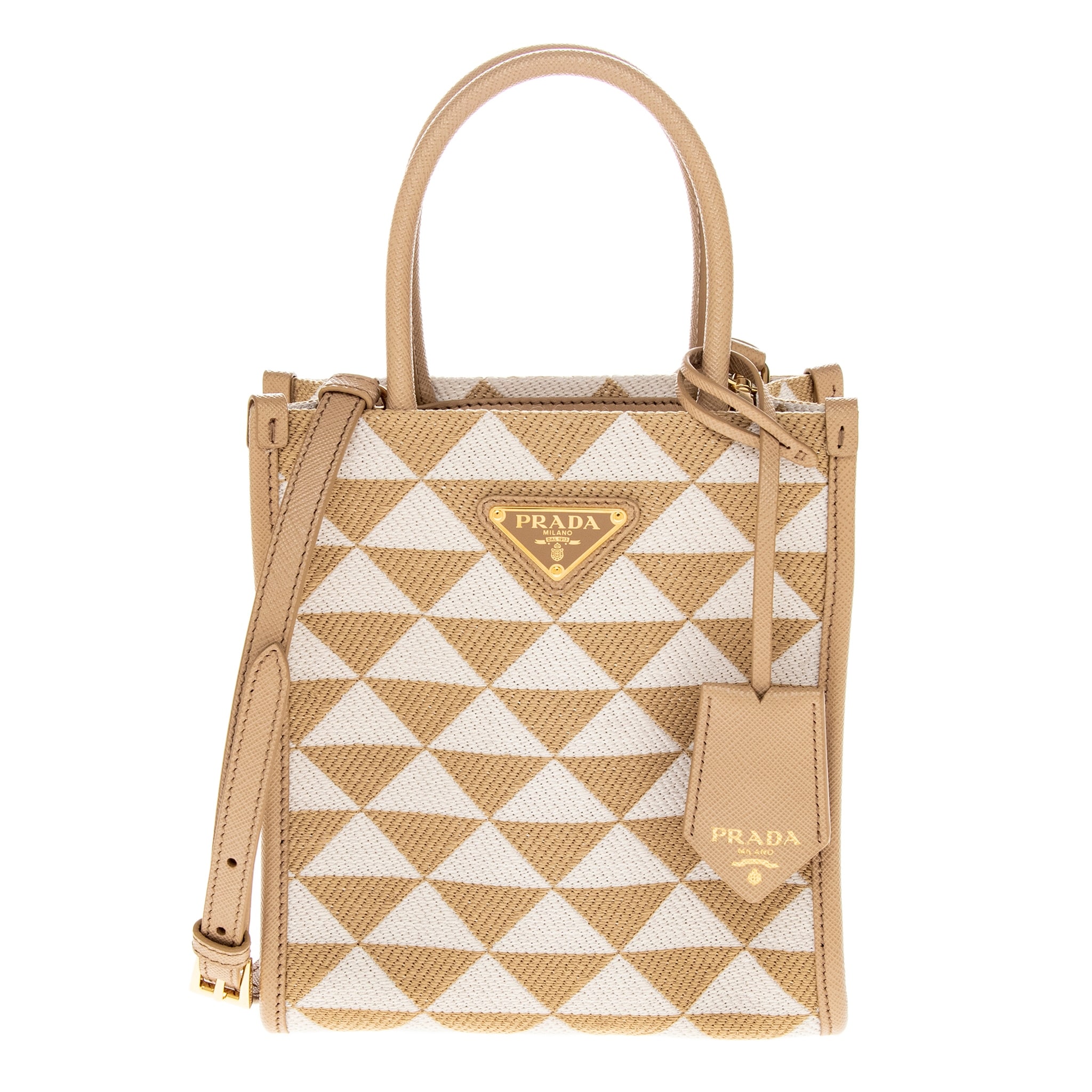 Prada Symbole Jacquard Fabric Mini Bag