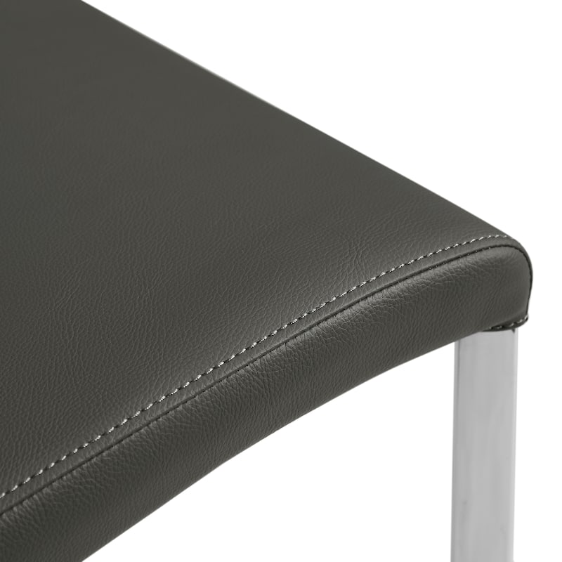 Delta Modern Leatherette & Chrome Counter Stool - Contract Grade