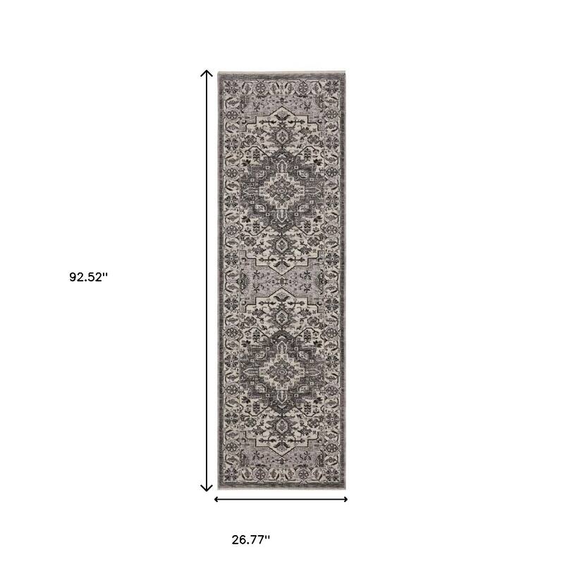 HomeRootsMedallion Traditional Rectangle Area Rug