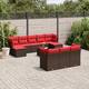 Option Brown and red With table