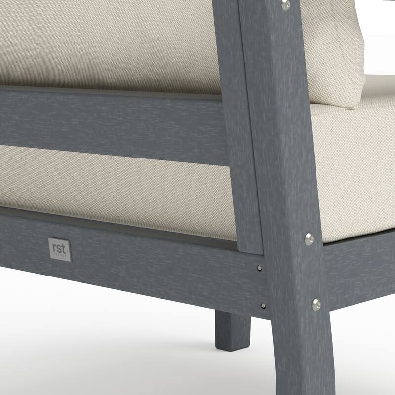 Kamas Outdoor Patio Club Chair - Charcoal Frame