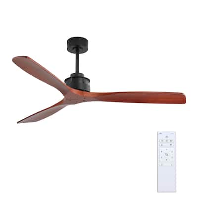 Clihome 60 In. Elegant Ceiling Fan With Remote Control Without Lights - N/A
