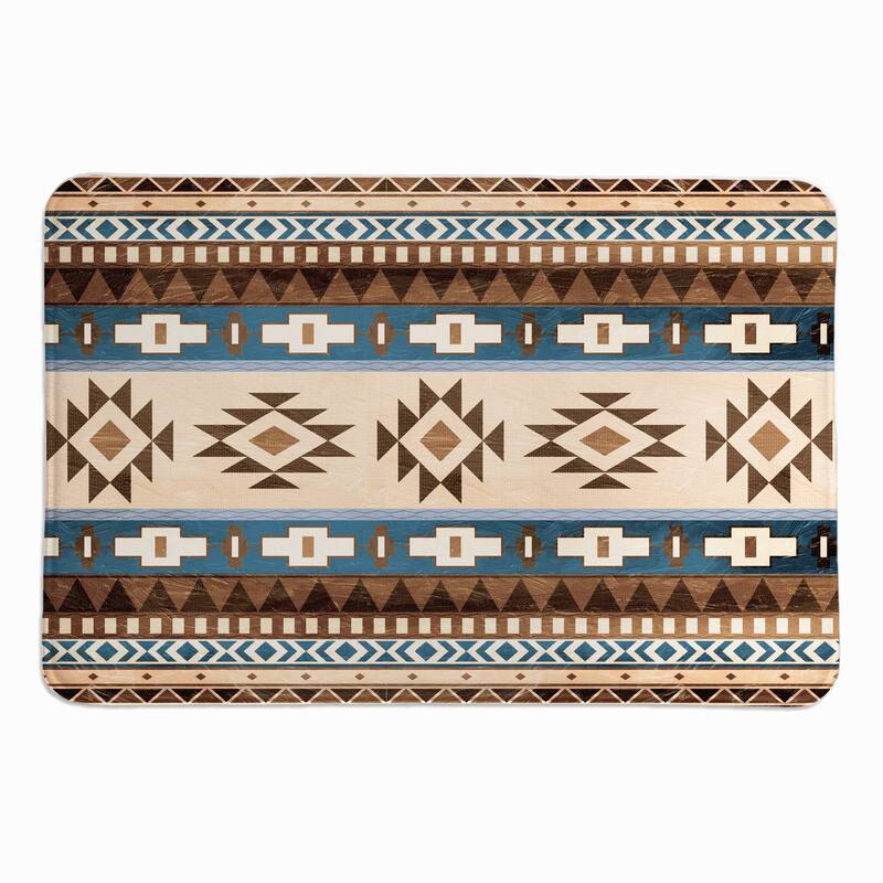 Laural Home Sedona Canyon Brown Memory Foam Rug