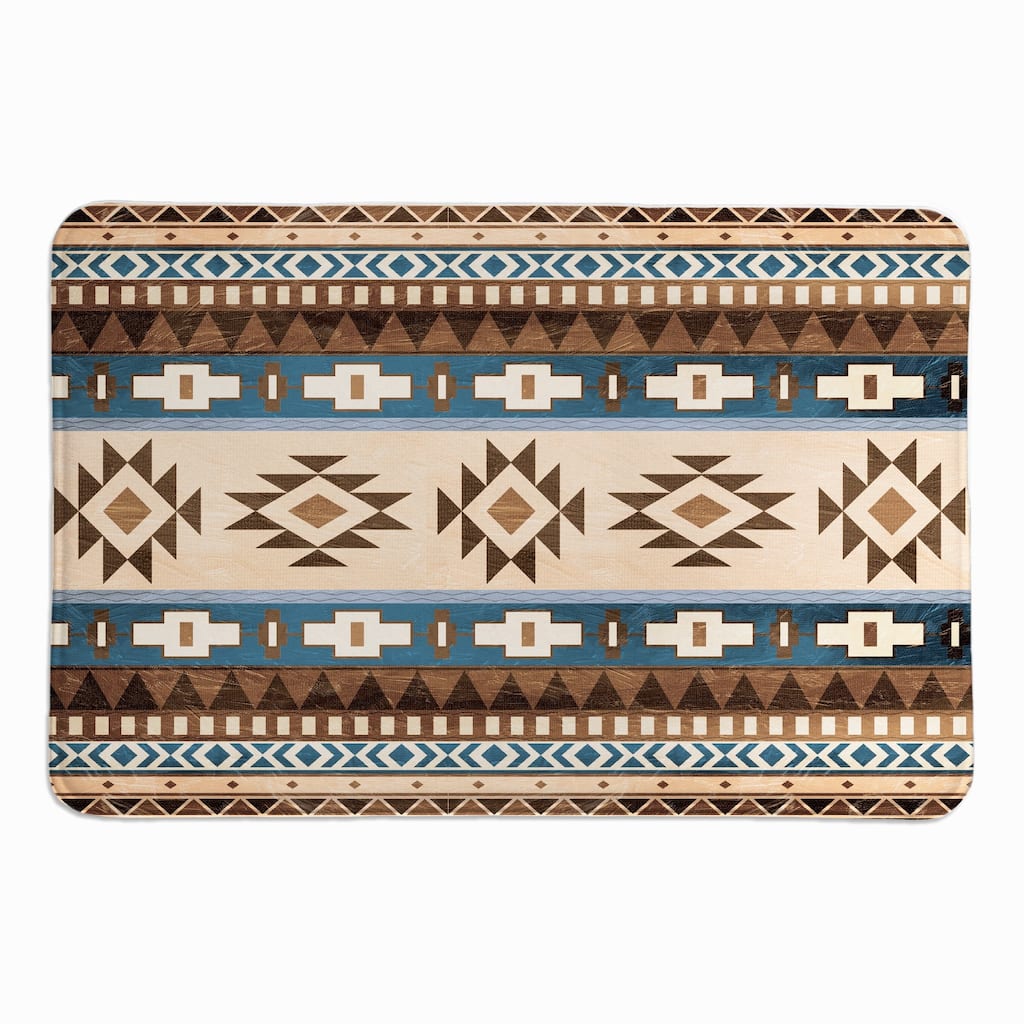 Laural Home Sedona Canyon Brown Memory Foam Rug
