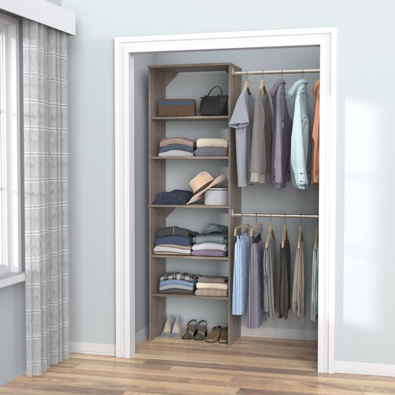 ClosetMaid SuiteSymphony 25-inch Wide Starter Tower Closet Organizer