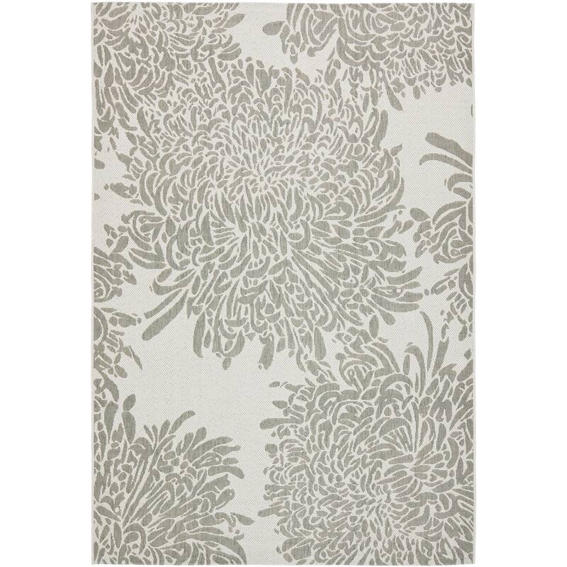 Martha Stewart by SAFAVIEH Chrysanthemum Indoor/ Outdoor Waterproof Rug
