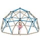 preview thumbnail 13 of 28, Kids Climbing Dome Tower -13 ft Jungle Gym Geometric Playground Dome Climber Monkey Bars Play Center,Rust & UV Resistant Steel Blue+Coffee