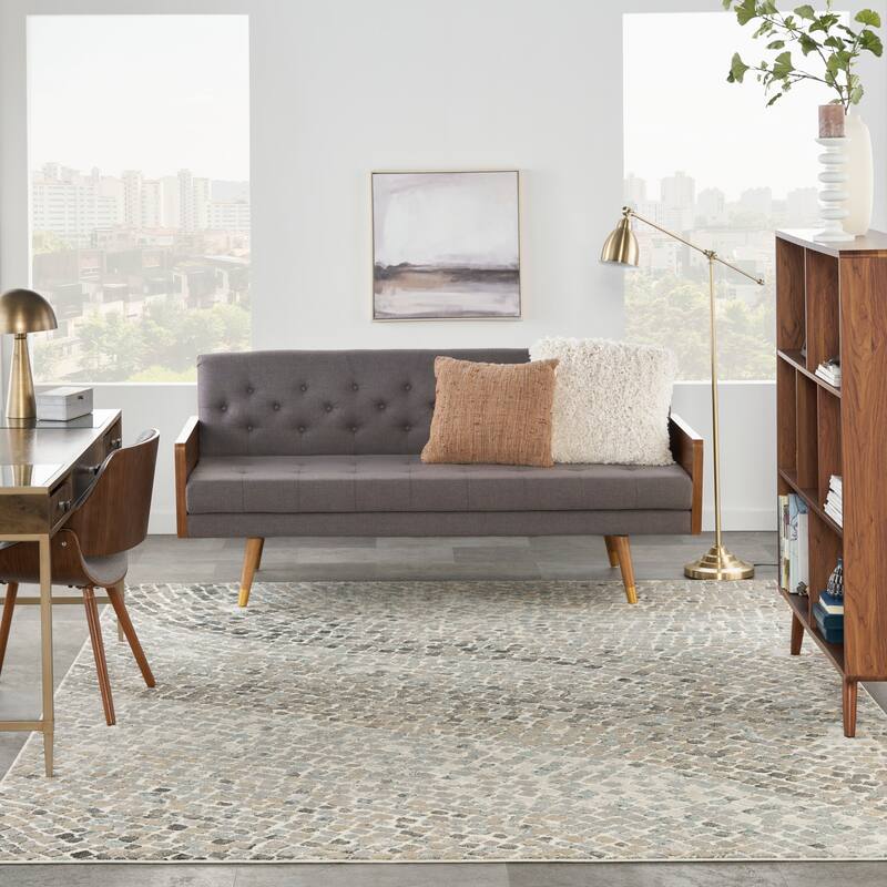 Nourison Marmara Contemporary Mosaic Abstract Area Rug