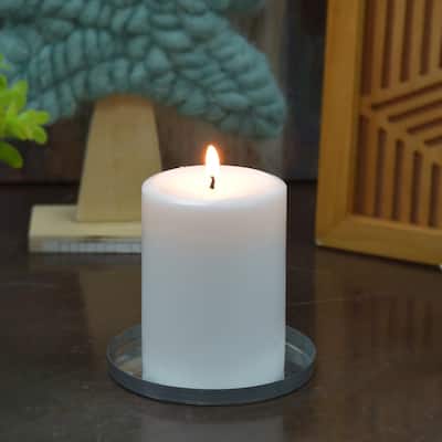 4 x 6 Inch White Pillar Candle