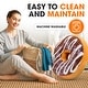 preview thumbnail 17 of 23, Cheer Collection Reversible Plush Donut Throw Pillow