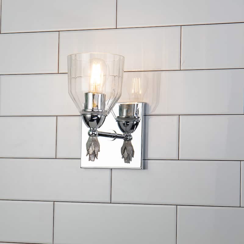 Felice 1 Light Wall Sconce in Chrome