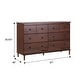 preview thumbnail 51 of 62, Walker Edison Bullrushes 6-Drawer Solid Wood Dresser