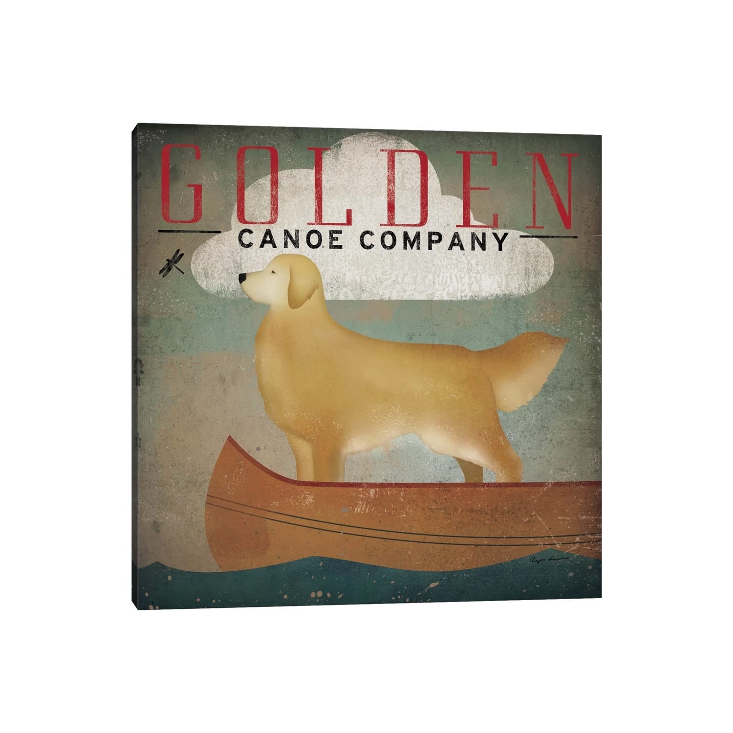 iCanvas "Golden Canoe Co. " by Ryan Fowler Canvas Print