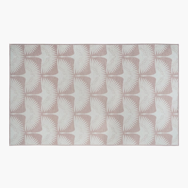 My Magic Carpet Flock Petal Pink Washable Rug
