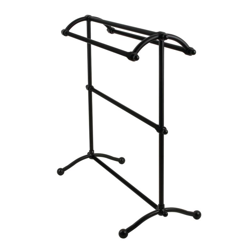 Kingston Brass Edenscape Freestanding Towel Rack - Matte Black