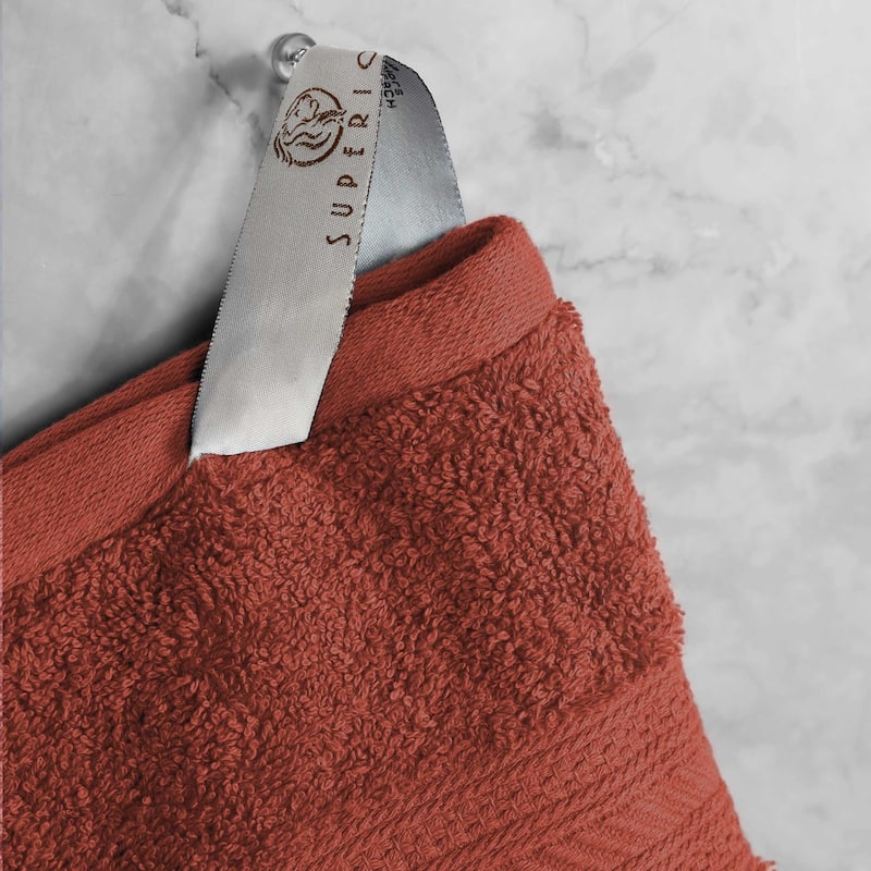Superior Long Staple Combed Cotton Solid Bath Sheet - (Set of 2)