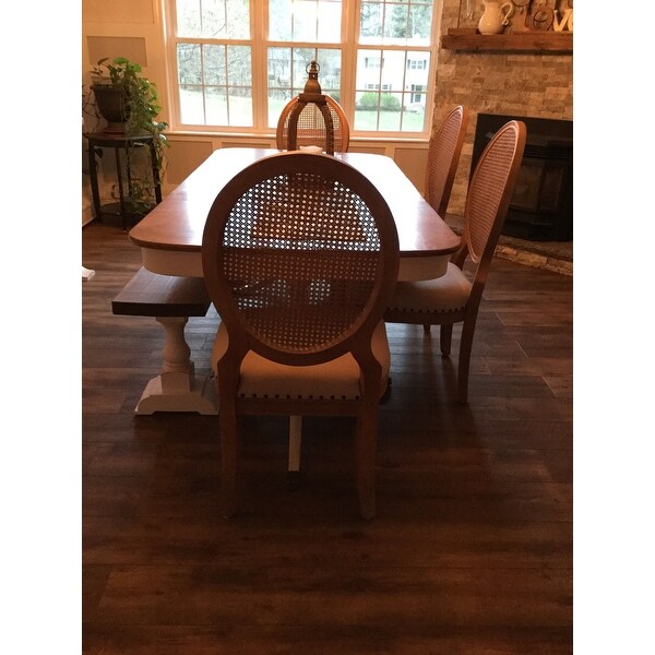 Shop Gracewood Hollow Elements Weathered Oak Cane Back