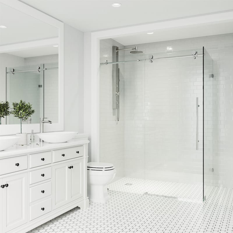 VIGO Elan E-Class Frameless Sliding Shower Enclosure