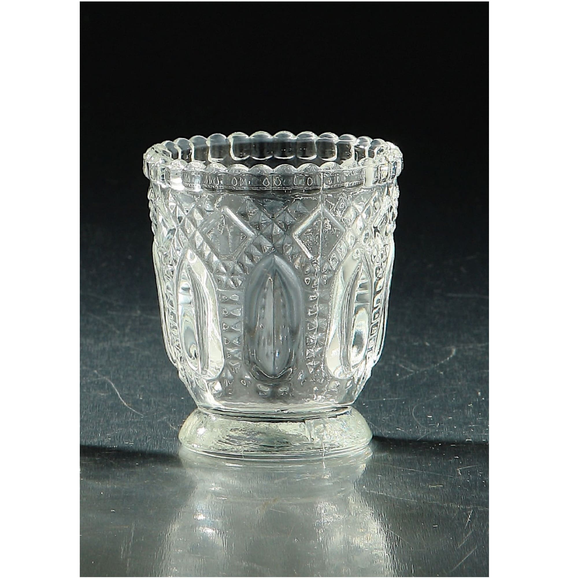 3 Clear Vintage Hand Blown Glass Votive Or Tea Light Candle Holder Overstock 28706379