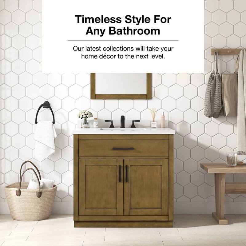 Ove Decors 15VVA-BAI236 Bailey 36" Free Standing Single Basin Vanity