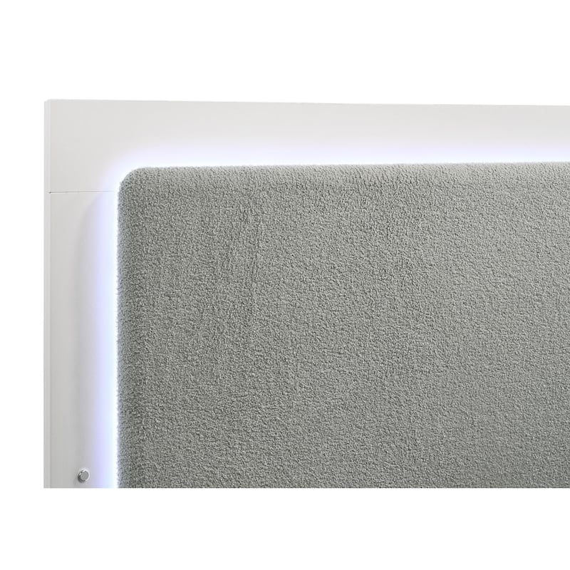 Caraway 4-piece Panel Upholstered Bedroom Set with LED Headboard