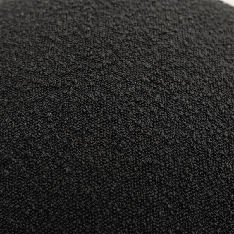 Soft Boucle Round Ottoman Footrest Stool