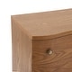 preview thumbnail 8 of 23, Christopher Knight Home - Modern Minimalist 23.62" Nightstand with Roller Glide Drawers & Solid Wood Legs, Versatile Home Use