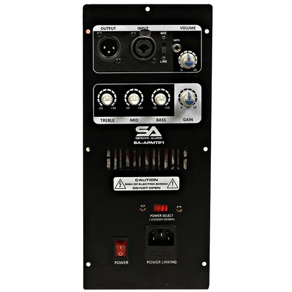 seismic audio plate amplifier