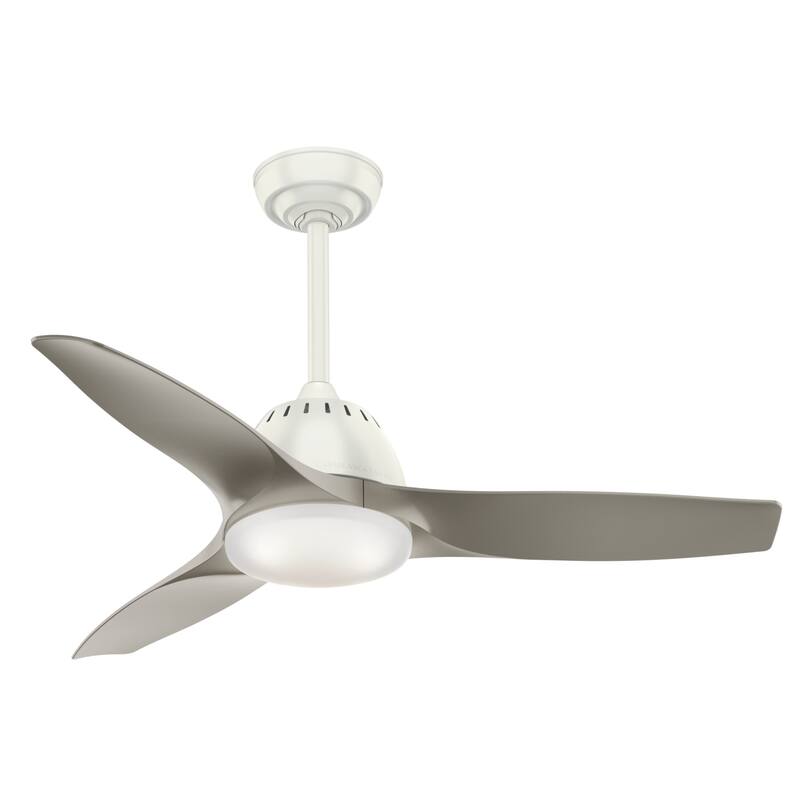 Casablanca 44" Wisp Ceiling Fan with LED Light & Handheld Remote - Modern, Contemporary